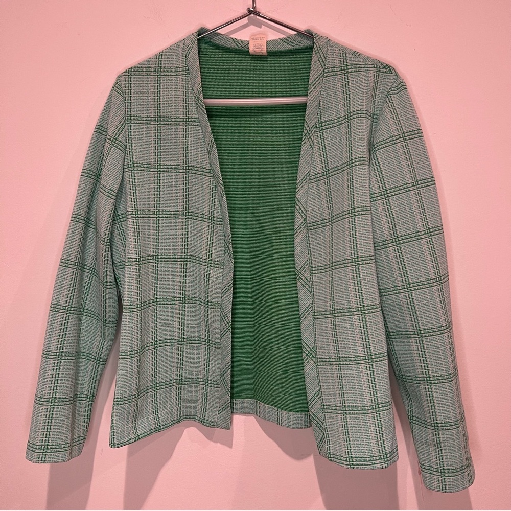 Int’l Ladies Garment Workers Union VINTAGE Green Plaid Women's Jacket